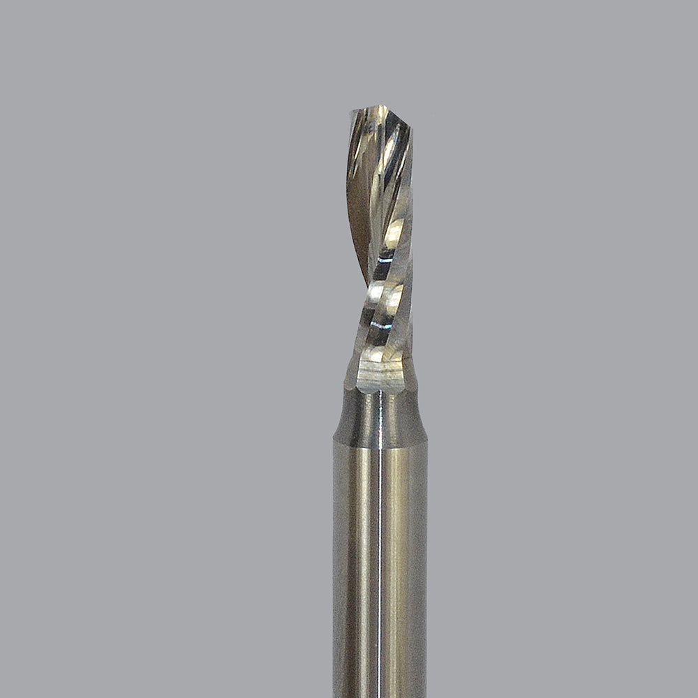 65-018, 0.1875" Dia, 0.625" LOC, 0.25" Shank Dia, 2" OAL, Single Flute Router Bit