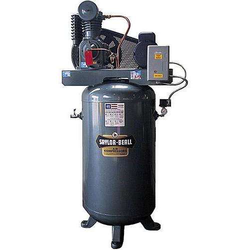 Saylor Beall 5HP Vertical Mounted Electric Air Compressor Includes Starter, INCLUDES FREIGHT